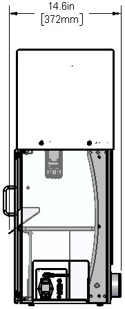 Scinomix SmartScribe Dimension Drawing - Side View