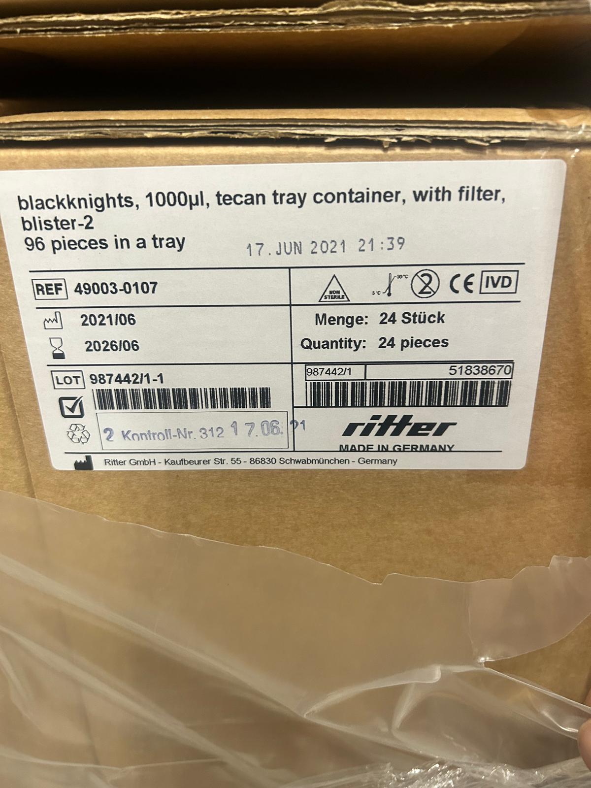 Ritter Conductive Tips 1000 microliters - Tecan Style | Stock Clearance Sale - Image 3